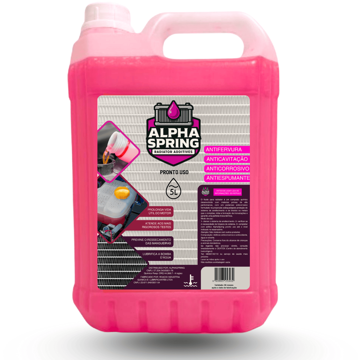 Aditivo pronto uso rosa Alpha Spring